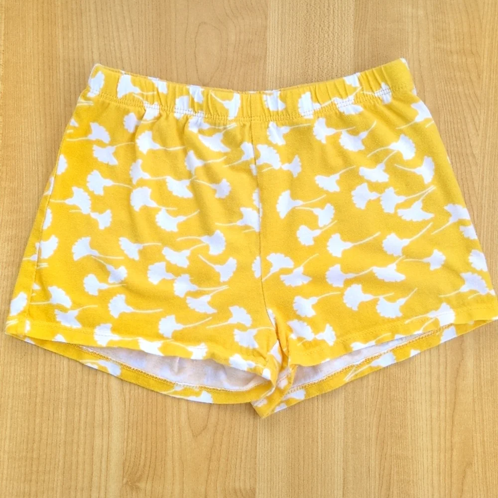 DVF & GapKids yellow freesia shorts